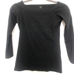 Off the shoulder j crew top